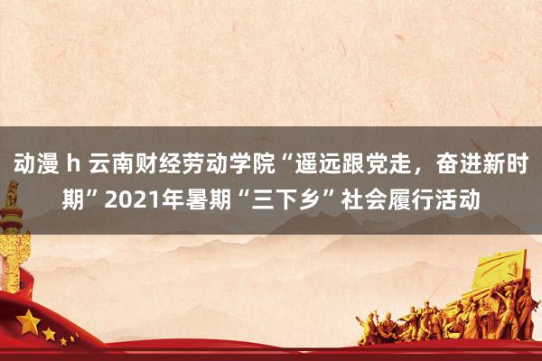 动漫 h 云南财经劳动学院“遥远跟党走，奋进新时期”2021年暑期“三下乡”社会履行活动