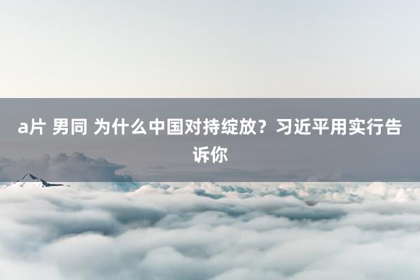 a片 男同 为什么中国对持绽放？习近平用实行告诉你